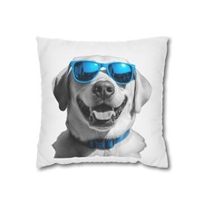 Cool Dog Print Pillowcase, Dog Pillow, Pet Lover, Home Decor, Dog Photography