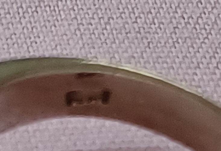 Sterling Silver - SIGNED RM Puffy Fluted Ring Siz… - image 4