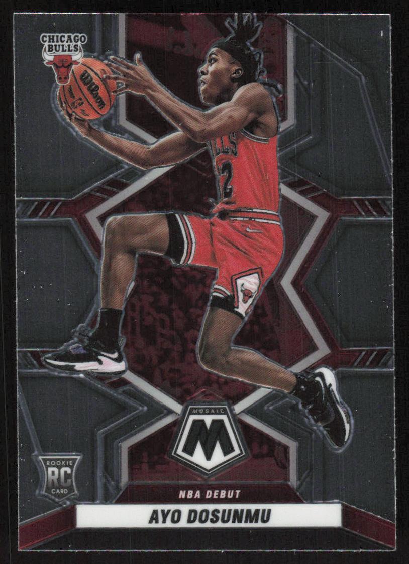 2021-22 Panini Mosaic 279 Ayo Dosunmu Chicago Bulls