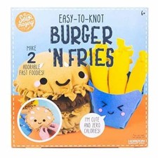 Sew-mazing Easy-to-Knot Burger N Fries Make 2...