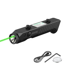 SOLOFISH 1450lm Tactical Flashlight & Laser Sight M-Lok Magnetic Rechargeable