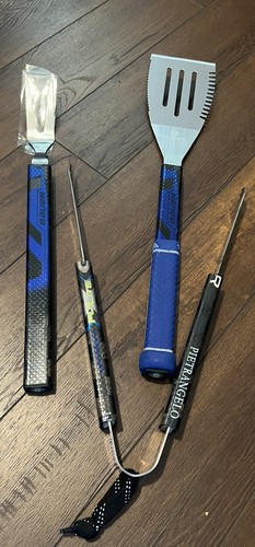 Requip’d Hockey Stick BBQ Set Tongs Spatula Turner Fork Stainless Pietrangelo - 第 5/5 張圖片