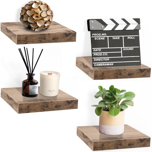 Schweberegal Quadratisch Wand Dekor Unsichtbare Montage Halterungen 9" Display - 4 Stück - Bild 19 von 41