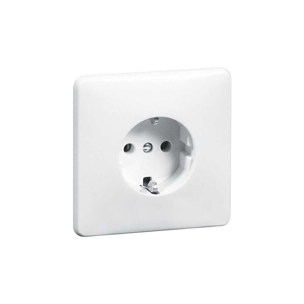 WESA PJ-19-G Schuko-Steckdose – 16 A, 250 V, EU-Standard, Einfache Installation, Ohne Rahmen