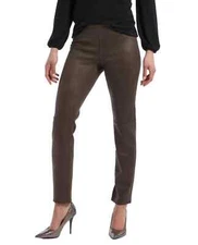 HUE Ultra suede Leggings Brown Size XS New