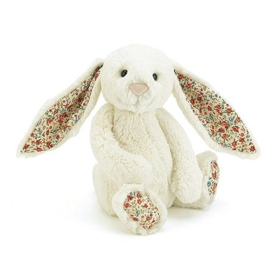 NEW with TAG Plush Rabbit Jellycat Bashful BlossomWhite  M BL3BSN FROM JAPAN