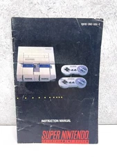 Super Nintendo Console System Original Instruction Manual Only HW(B)-SNS-USA-2