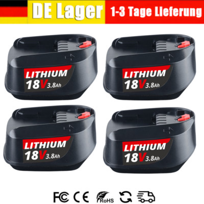 1~4x 3,8ah für Bosch Akku PBA 18V 3800mAh XL Power For All Alliance 54Wh NEU OVP
