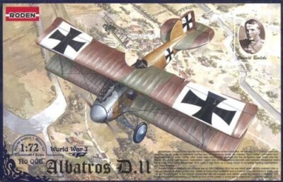 1/72 RODEN RD-006 Albatros D.II World War 1 Plastic model kit