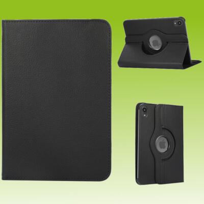 Für Apple iPad Mini 2024 8.3 '' / Mini 6 2021 360 Grad Kunstleder Hülle Schwarz