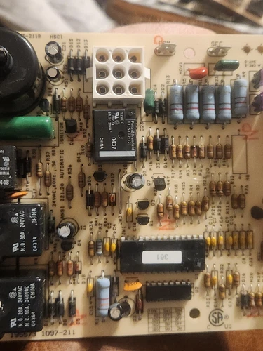 Reznor Furnace Spark Ignition Control Circuit Board 1097-83-2112A 1097-83-211B
