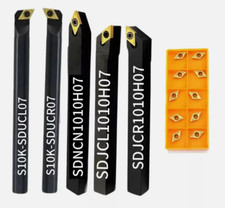 15PCS 3/8 " 10mm Shank Indexable Carbide Lathe Turning Insert Tool Holder