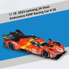 1/18 2023 Lemang Endurance 499P Racing Car #50 / #51 Model Toys Ornament GIFT