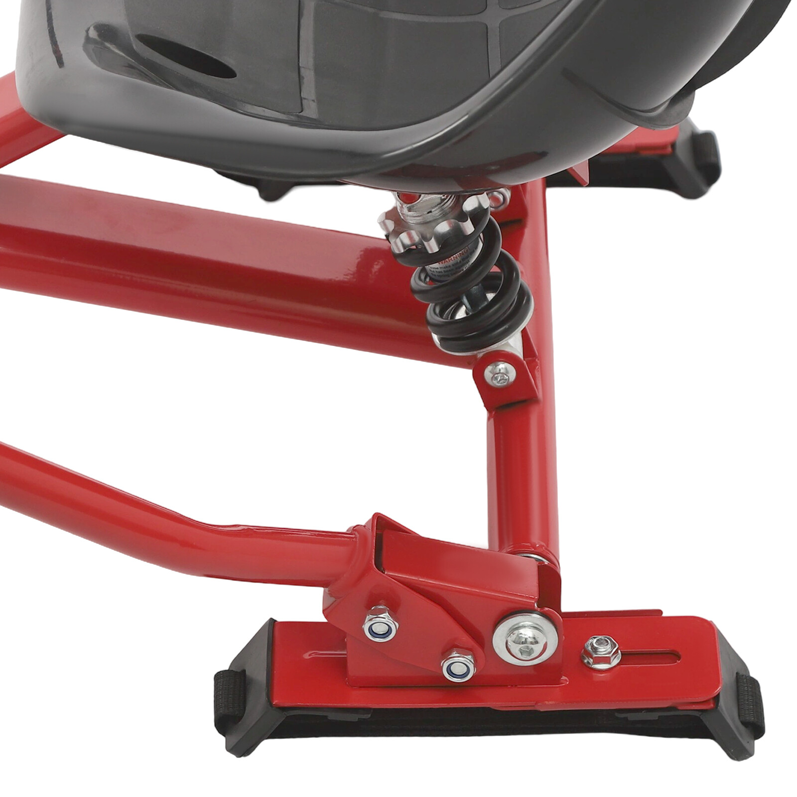 Red Hoverboard Kart Attachment Adjustable Seat For 6.5-10in Balancing Scooter