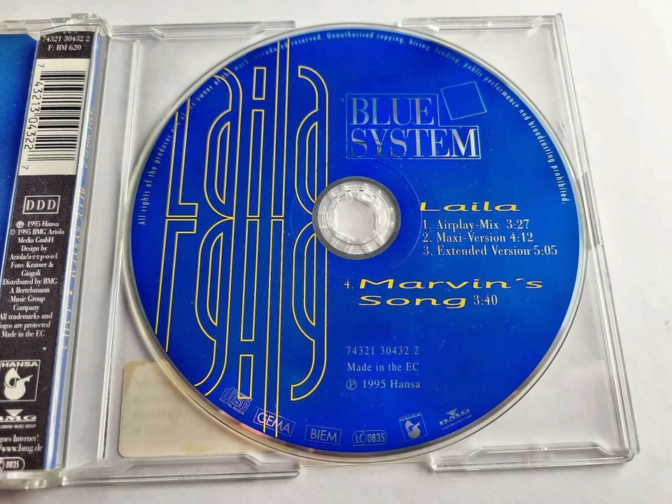 Blue System/ Dieter Bohlen - Laila CD Maxi Germany - Image 3 of 4