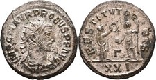 RÖMISCHE KAISERZEIT Antiochia Antoninian Probus, 276-282 Original Münze #STH103