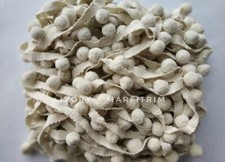 Mini pom pom trim Ivory 