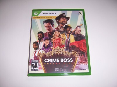 Crime Boss Rockay City - Xbox One Xbox Series X  *CASE ONLY* Authentic