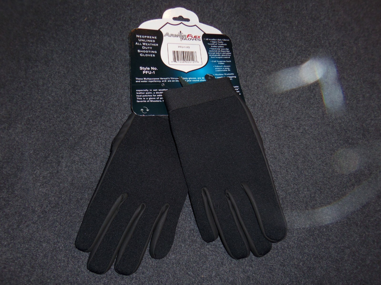 Gloves Neoprene Armor Flex shooting gloves Size xsmall New with tags-image