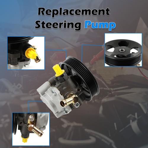 Power Steering Pump For 2000-2007 Toyota Sequoia Tundra V8 4.7L 215264 w/ Pulley - Picture 4 of 10