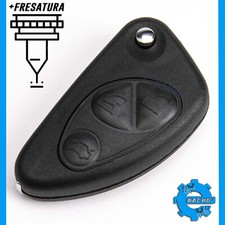 1x NUOVO TELECOMANDO GUSCIO CHIAVE ADATTO A ALFA ROMEO 147 156 166 + FRESATURA