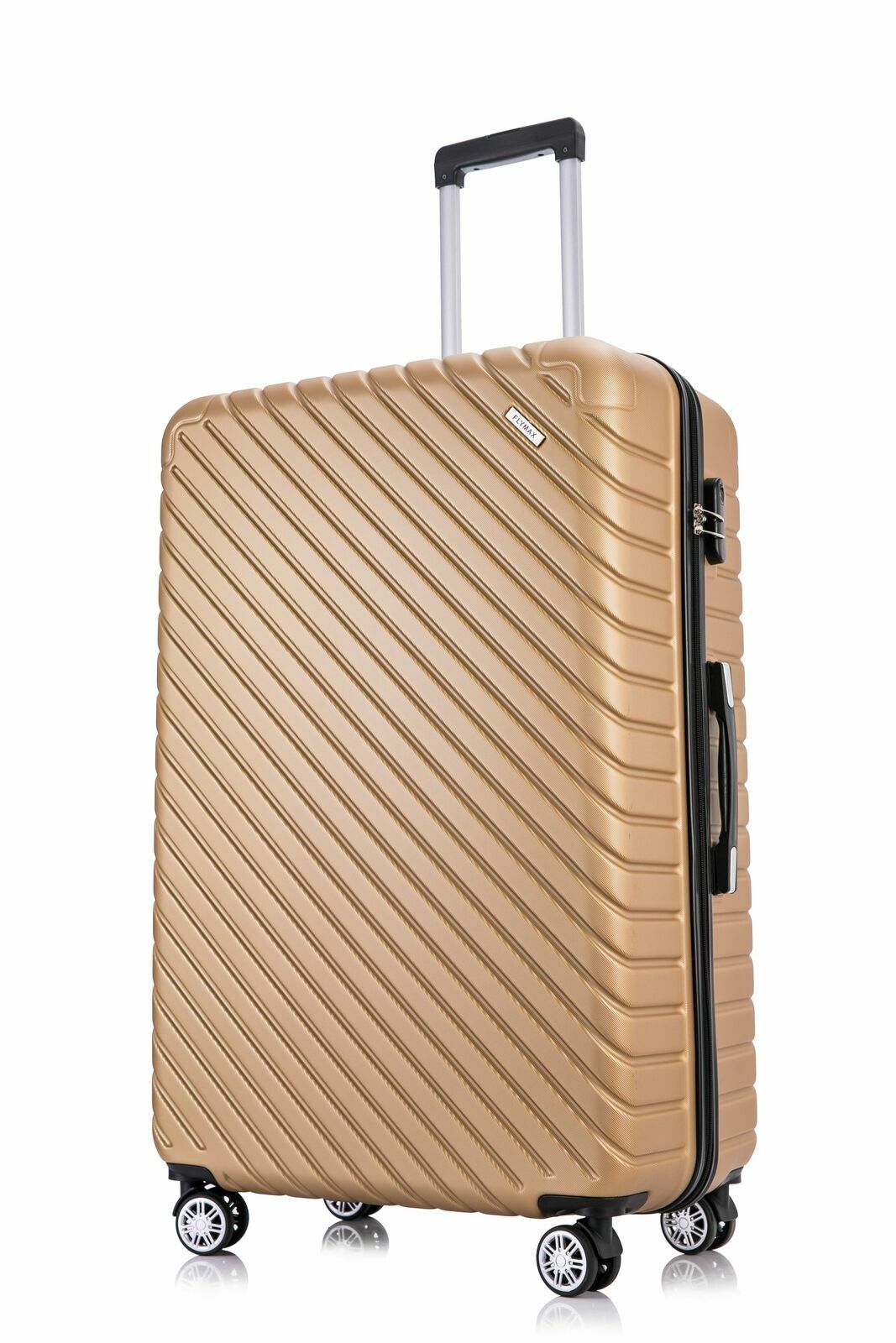 XL Large 4 Wheel Suitcases Lightweight ABS HardShell Luggage Medium