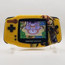 Golden Sun Gameboy Advance Console - Funnyplaying Laminated IPS Backlit GBA