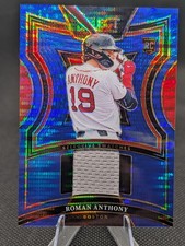 2025 Panini Select Roman Anthony Selective Swatches RC Blue Pulsar Relic