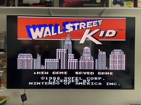 Wall Street Kid (Nintendo NES) Authentic Cleaned Tested Work