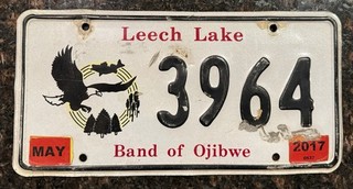 Leech Lake Band Of Ojibwe License Plate