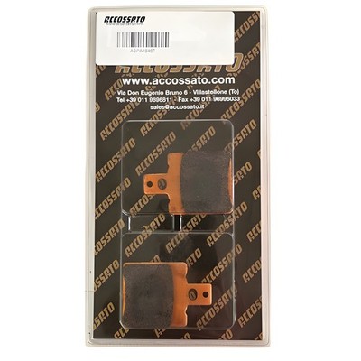 BREMSBELÄGE ACCOSSATO VORNE FÜR SWM S1-S2 250 1983 > 1983 1 PAAR ST