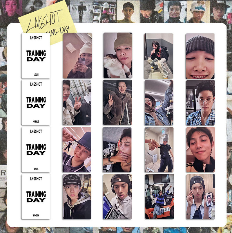 LNGSHOT Training Day Woojin Louis Ohyul Ryul Edition card collection gift