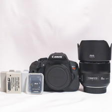 Canon EOS Rebel T5i DSLR Camera Bundle  Meike 85mm Portrait Lens BUNDLE
