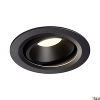 Schwarz Moderne Einbauleuchte Lampe 4000K 3186Lm 1X25,4W/Led IP20 120° 9,5 [Cm]