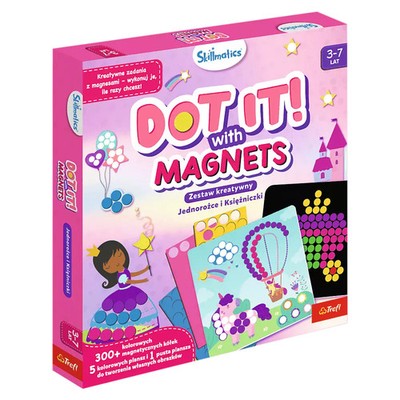 5900511626001 Skillmatics, Dot It! Jednorożce i księżniczki. Zestaw kreatywny Tr