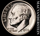 1964 Roosevelt Dime- Silver- Choice Gem Proof Luster- No Reserve #K375