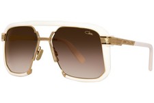 Cazal Legends 682 003 Sunglasses Gold Plated/Milky White/Brown Gradient 57-mm