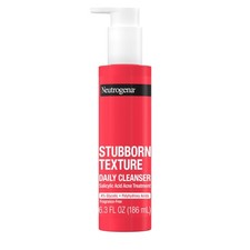 Neutrogena Stubborn Texture Daily Acne Facial 6.3 Fl Oz Pack of 1 , Clear