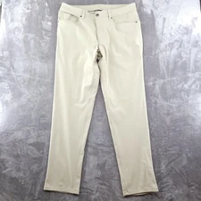 Lululemon Pants Mens 34 Khaki Beige ABC 5 Pocket Tech Stretch Golf Travel Casual