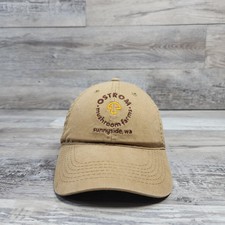 Ostrom Mushroom Farms Sunnyside Wa Hat Cap Adult Mens Adjustable Strapback 