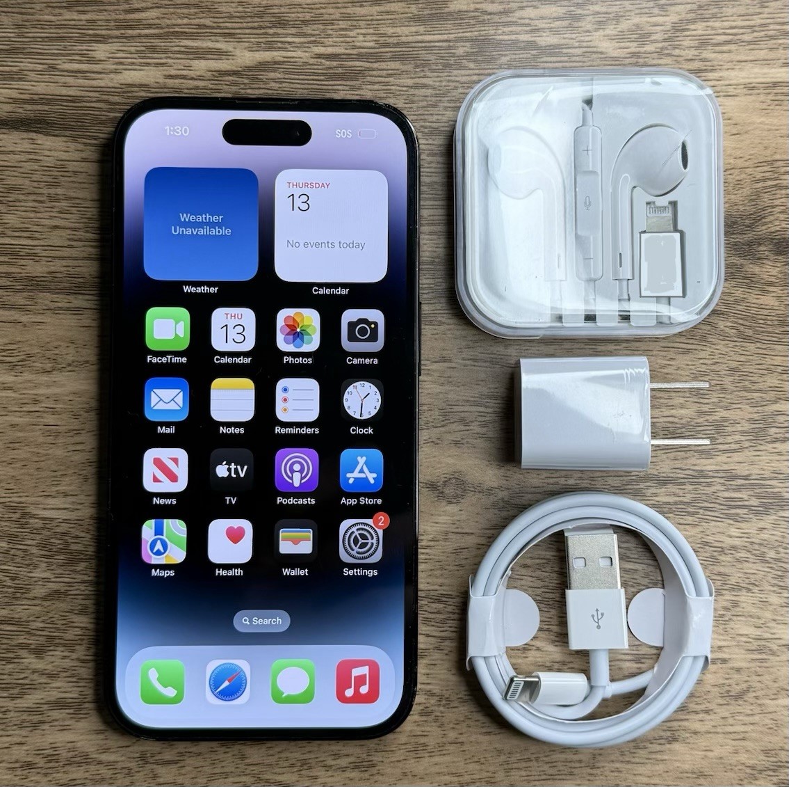 Apple iPhone 14 Pro 128GB - Space Black - Fully Unlocked - Good