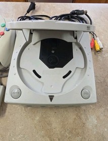 Sega Dreamcast Console With Controller VMU and Cables Tested Working