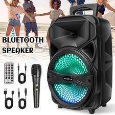 Portable 1000W Bluetooth Speaker Subwoofer Heavy Bass Sound System Party W/Mic