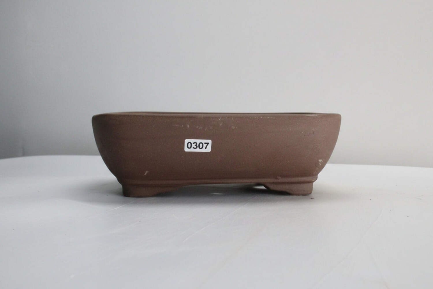 21cm Unglazed Bonsai Pot | Rectangle | 21cm x 17cm x 7cm | Brown