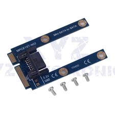 New mSATA Mini Extender to 7 Pin SATA HDD Convert Card Adapter