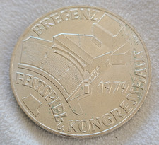 1979 Austria 100 schilling silver coin - Bregenz Kongresshaus commemorative