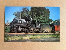 Boston & Maine Mogul No. 1498 at Clinton Station June 1953