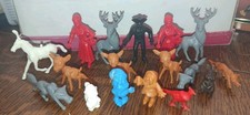 Joli Lot La Roche Aux Fées 70's - Personnages et Animaux - Biche Renard Cheval..
