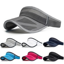 Hot Sun Visor Adjustable Sports Tennis Golf Headband Cap Men Women Travel Hat