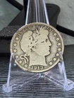 1913-D U.S. Barber Half Dollar Semi-Key Date